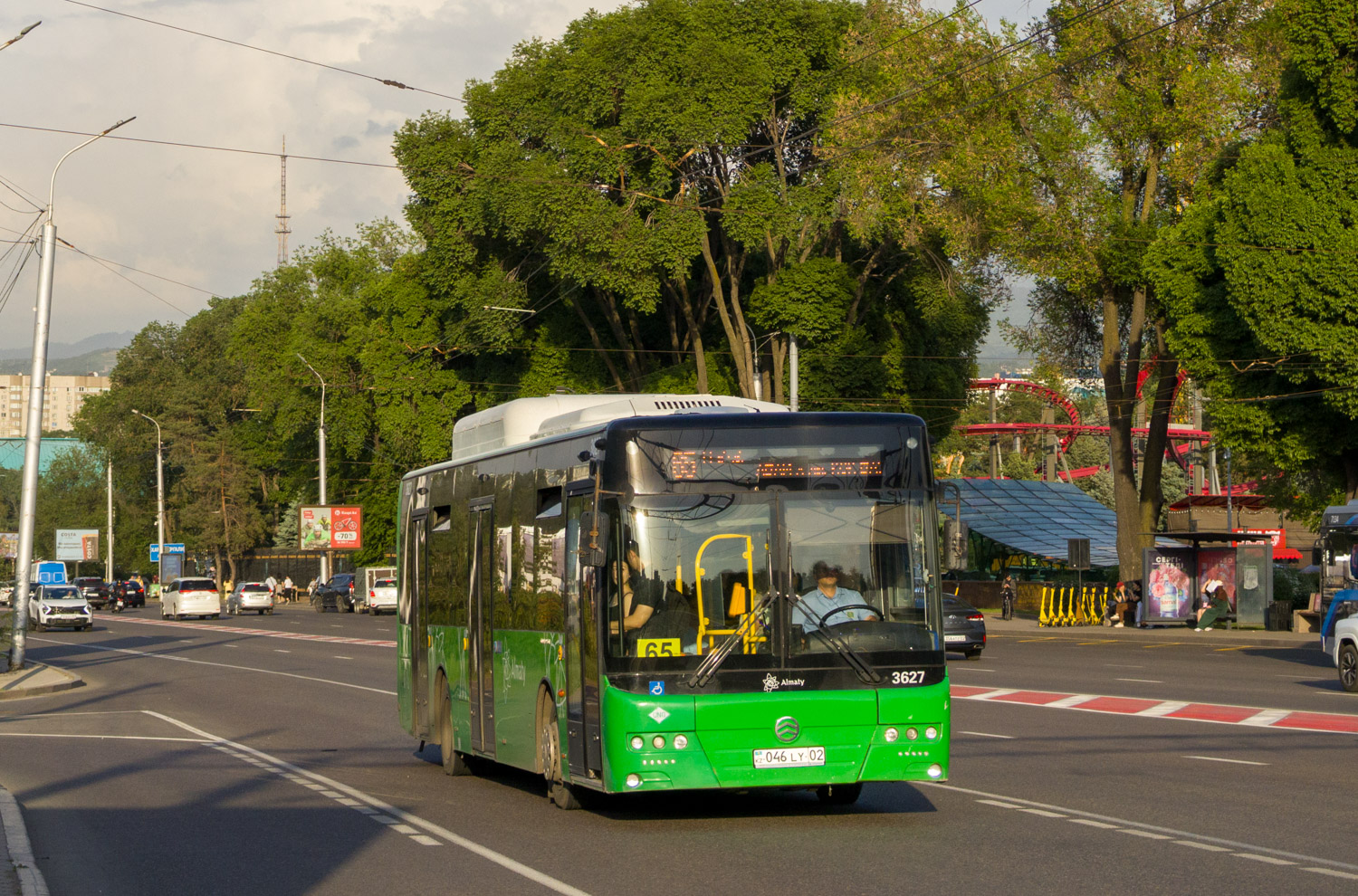 Алматы, Golden Dragon XML6125CN (Hyundai Trans Auto) № 3627