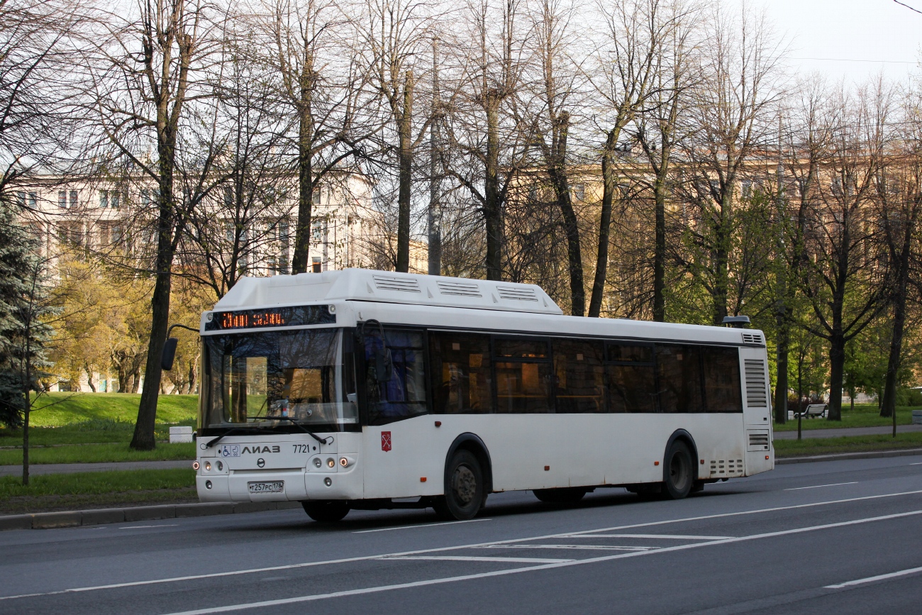 Санкт-Петербург, ЛиАЗ-5292.71 № 7721