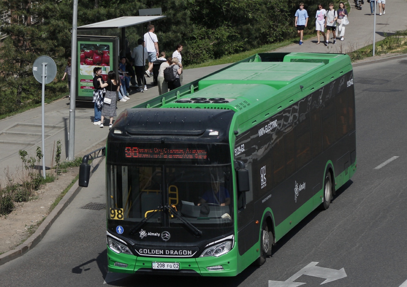 Алматы, Golden Dragon XML6125CE (Hyundai Trans Auto) № 5129-G2