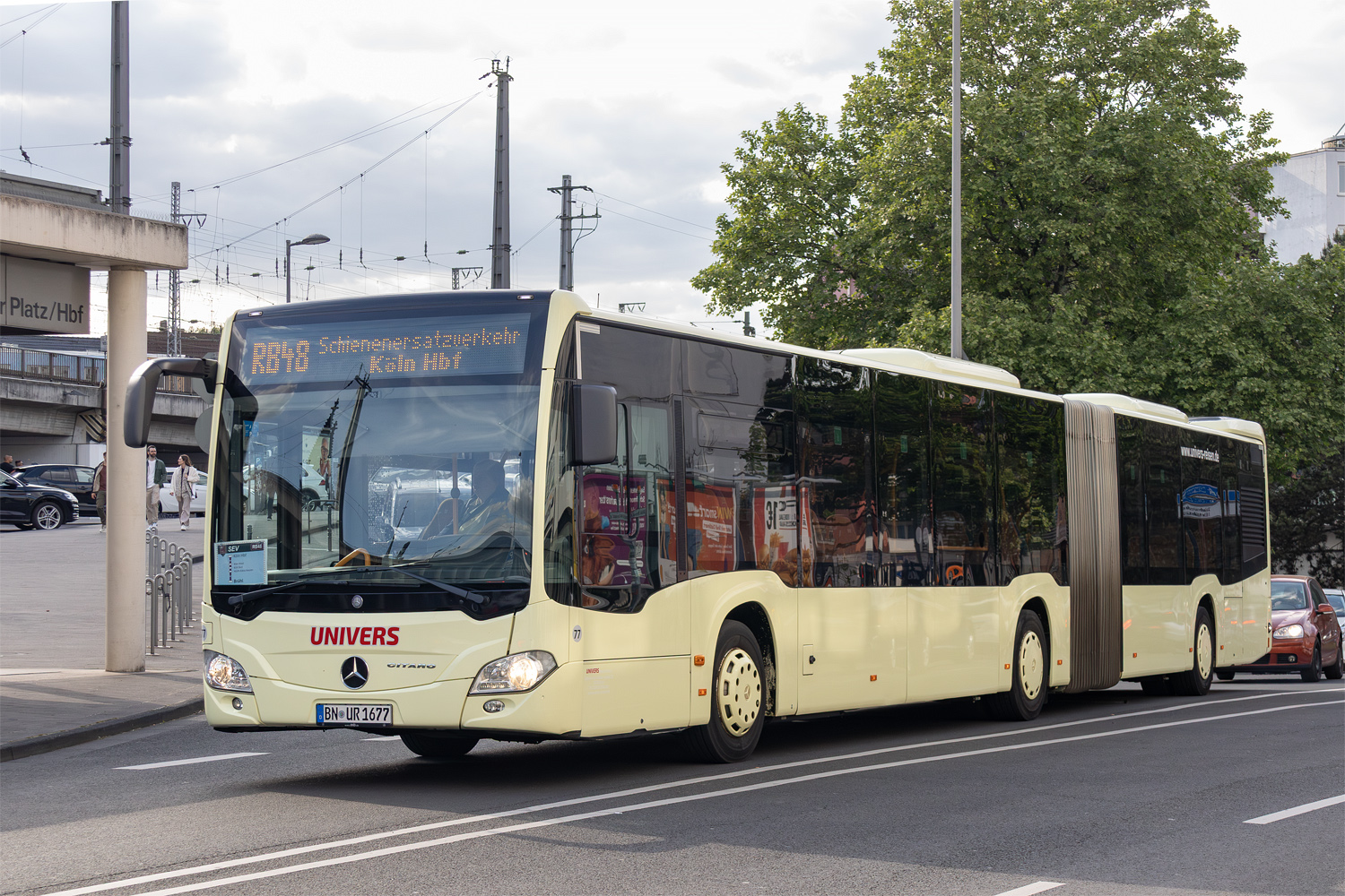 Severní Porýní-Vestfálsko, Mercedes-Benz Citaro C2 GÜ č. 77; Severní Porýní-Vestfálsko — SEV · Linker Rhein · 02.05.2025 — 19.05.2025