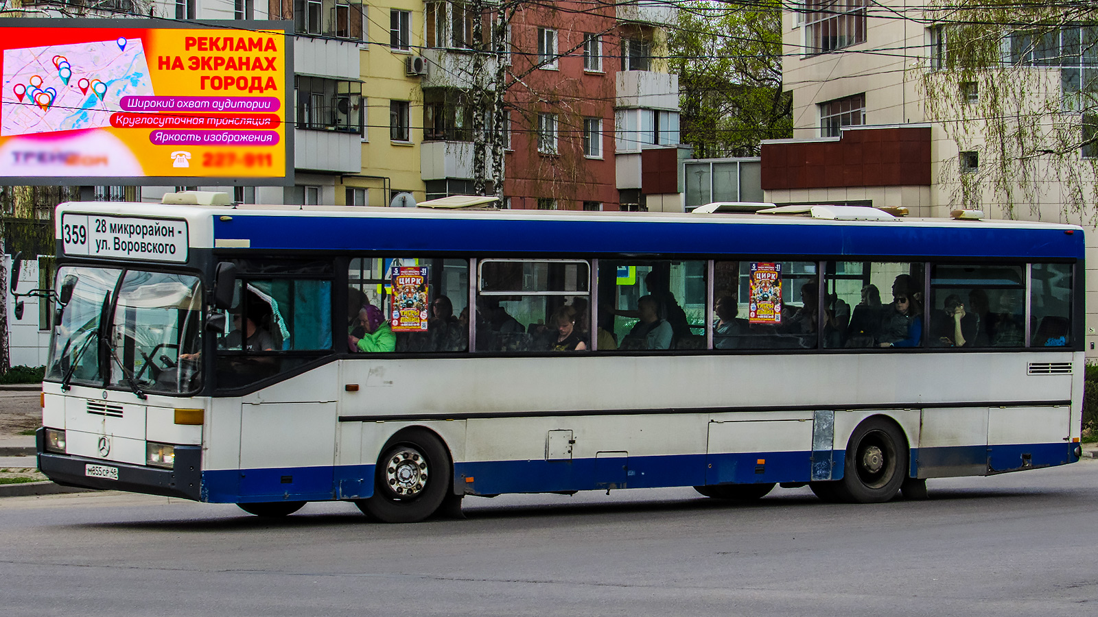 Липецкая область, Mercedes-Benz O405 № М 855 СР 48