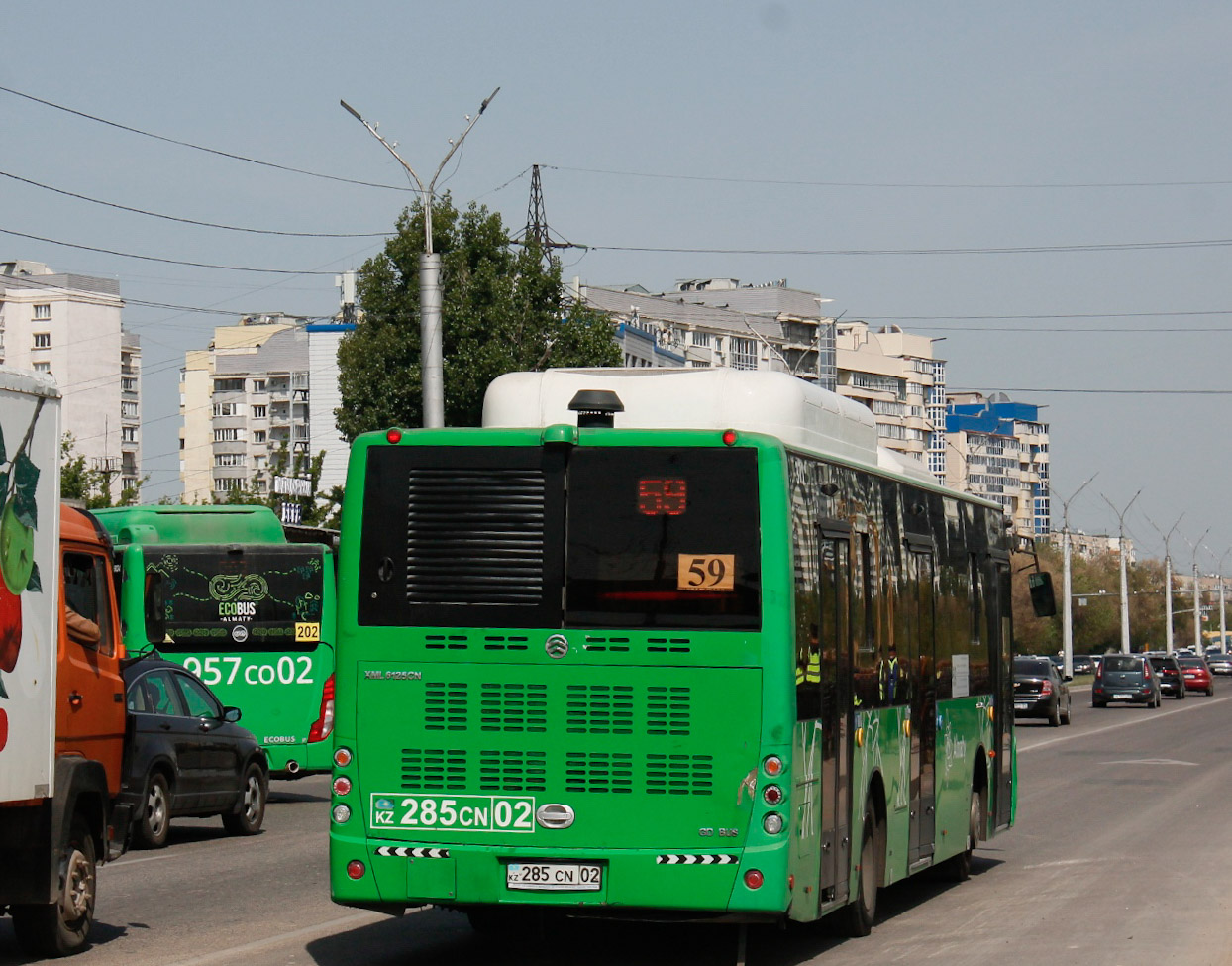 Алматы, Golden Dragon XML6125CN (Hyundai Trans Auto) № 3711 Алматы, Golden Dragon XML6125CN (Hyundai Trans Auto) № 3711
