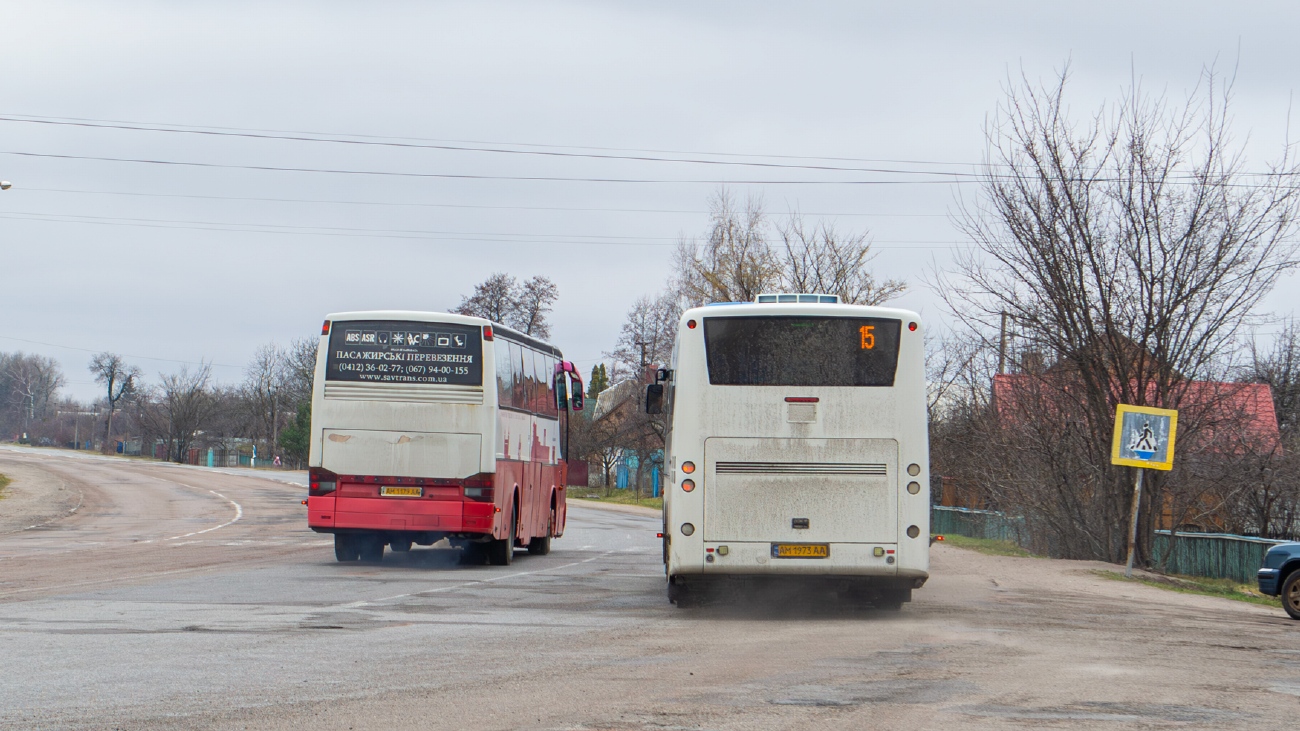 Житомирская область, Vest Contrast № AM 1973 AA; Житомирская область, Setra S315HD (Spain) № AM 1179 AA
