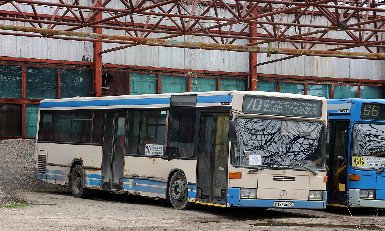 Пензенская область, Mercedes-Benz O405N2 № Т 196 АВ 58