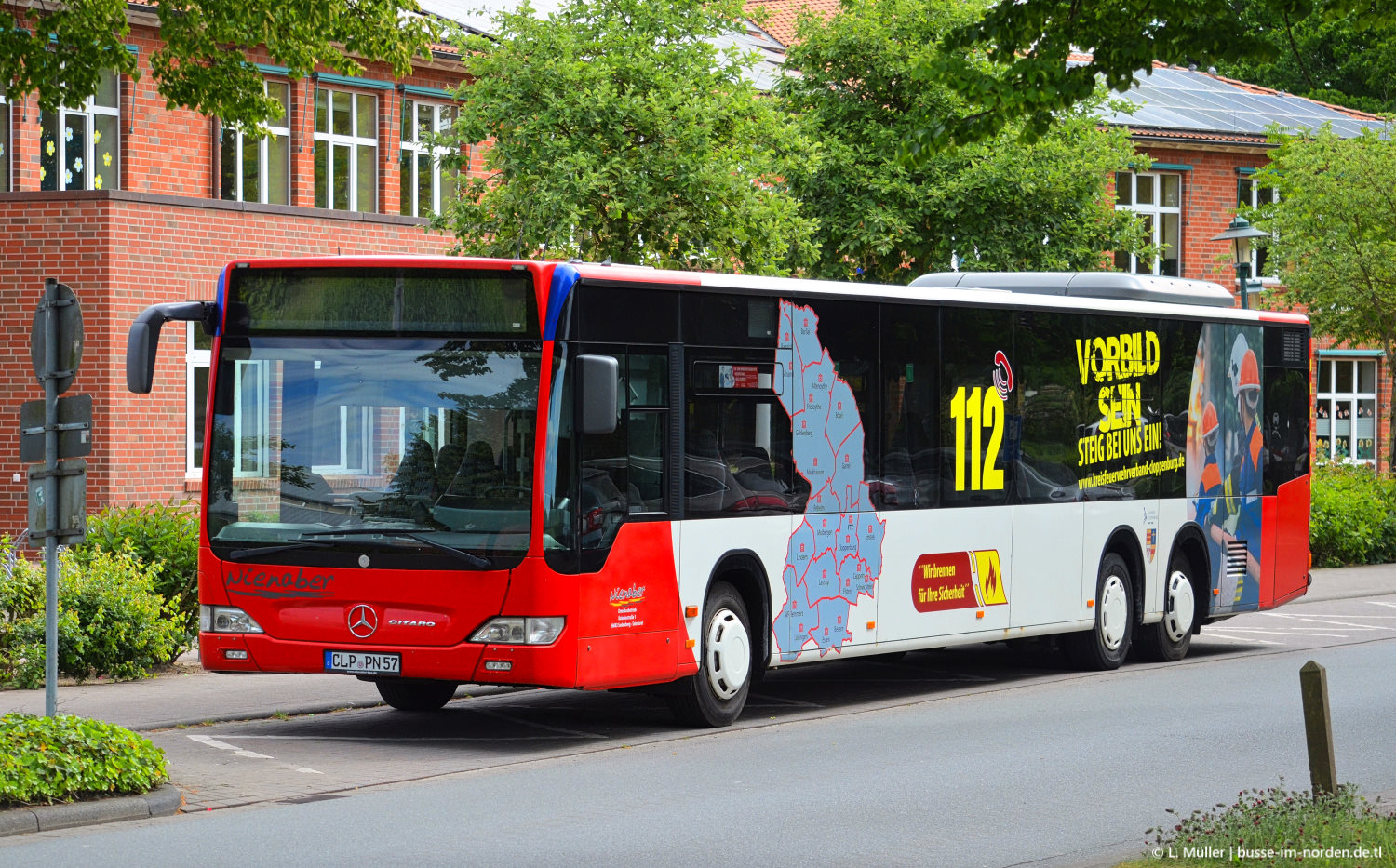 Нижняя Саксония, Mercedes-Benz O530LÜ Citaro facelift LÜ № CLP-PN 57