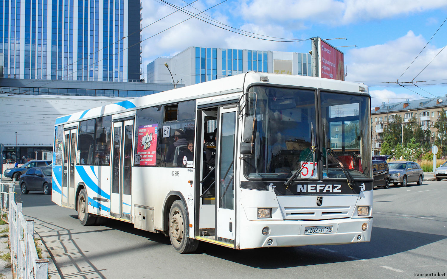 Novosibirsk region, NefAZ-5299-10-32 Nr. К 262 ХО 154