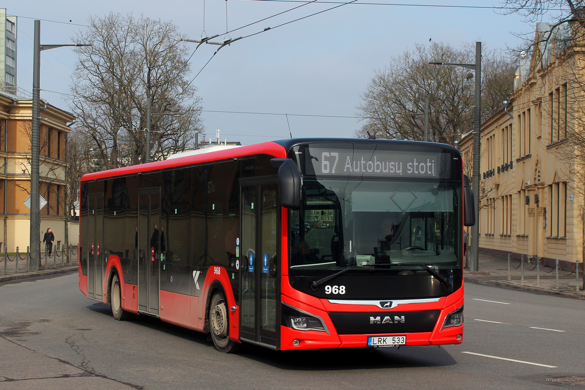 Литва, MAN 12C Lion's City 12 NL330 EfficientHybrid № 968