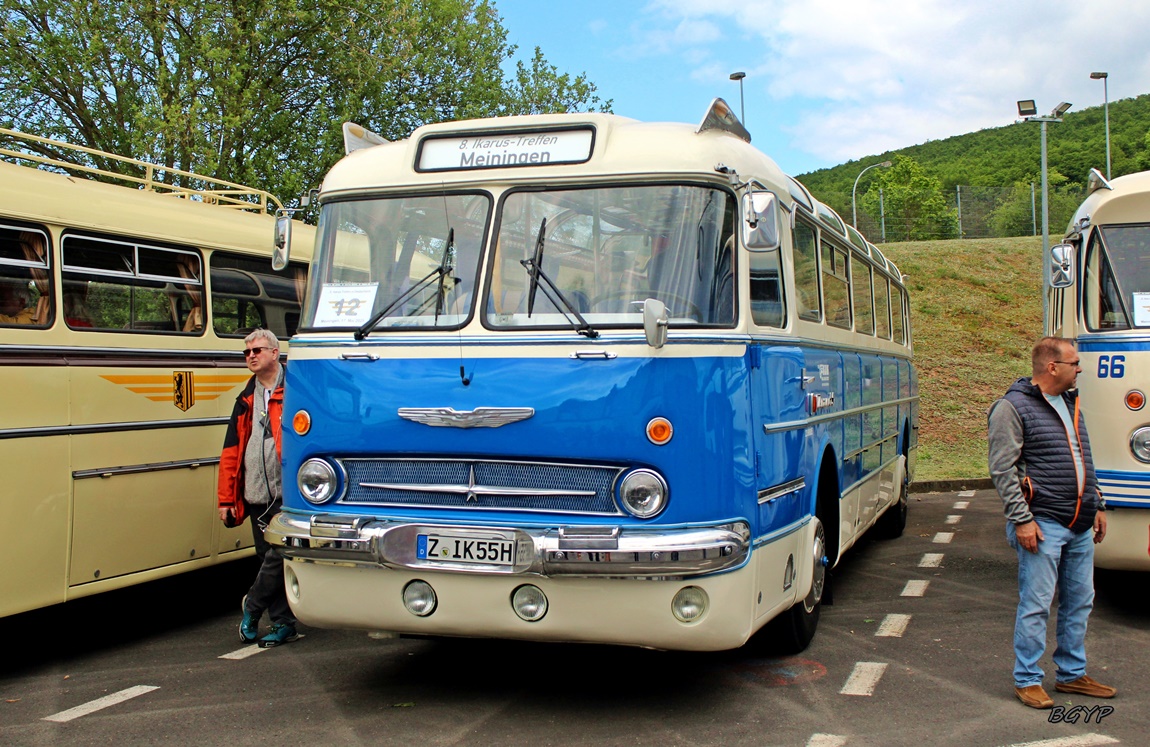 Саксония, Ikarus  55.52 № Z-IK 55H; Тюрингия — 8. Ikarus-Bus-Treffen in Deutschland — Meiningen 17.05.2025