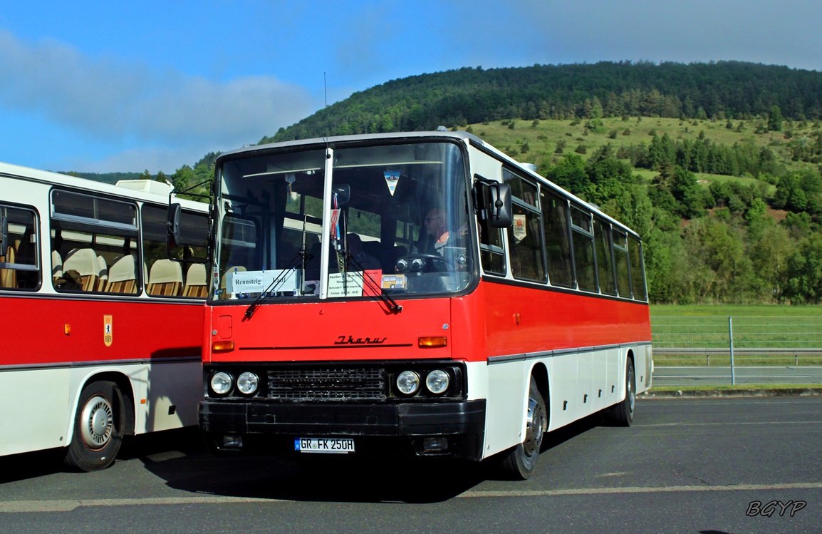 Саксония, Ikarus 250.93 № GR-FK 250H; Тюрингия — 8. Ikarus-Bus-Treffen in Deutschland — Meiningen 17.05.2025