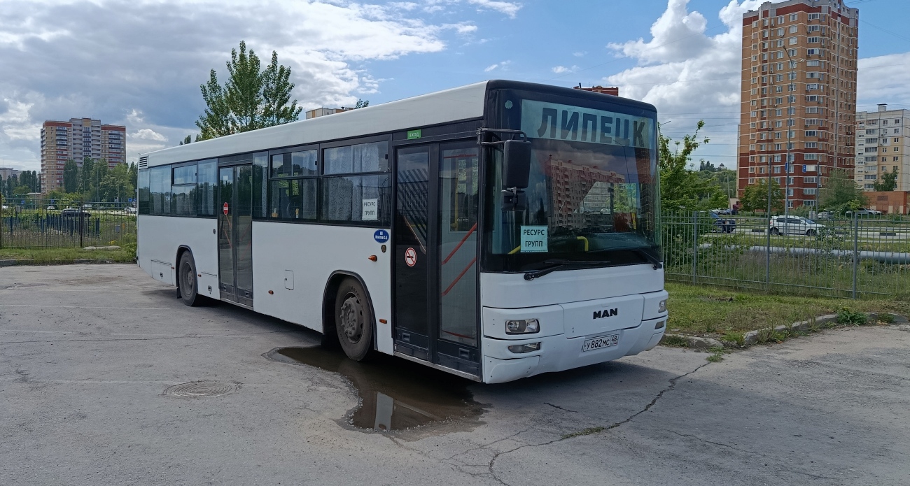 Липецкая область, MAN A74 Lion's Classic SL223 № У 882 МС 48