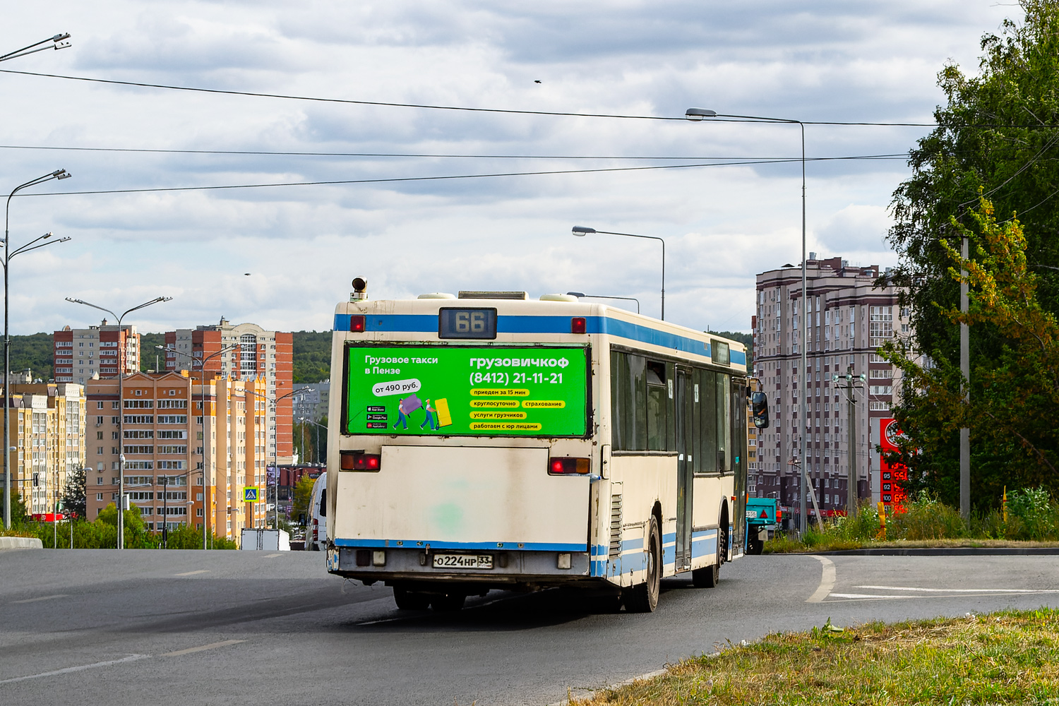 Пензенская область, Mercedes-Benz O405N2 № О 224 НР 33