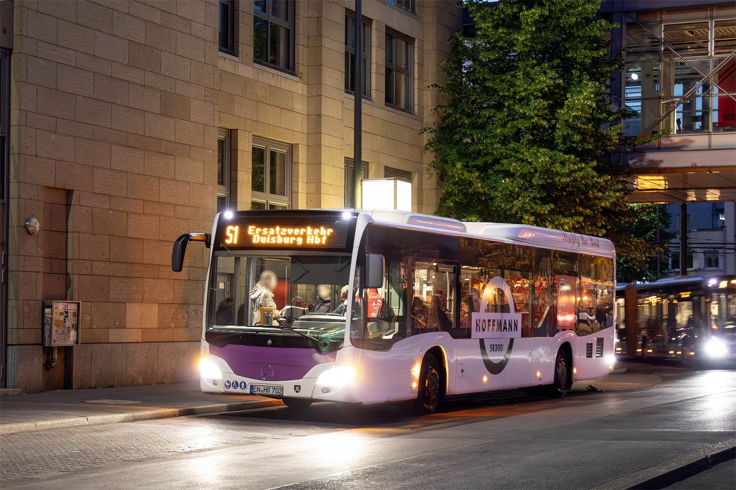 Северный Рейн-Вестфалия, Mercedes-Benz Citaro C2 LE Ü № EN-HR 702; Северный Рейн-Вестфалия — SEV · Nächtliche Einschränkungen in NRW · 2025