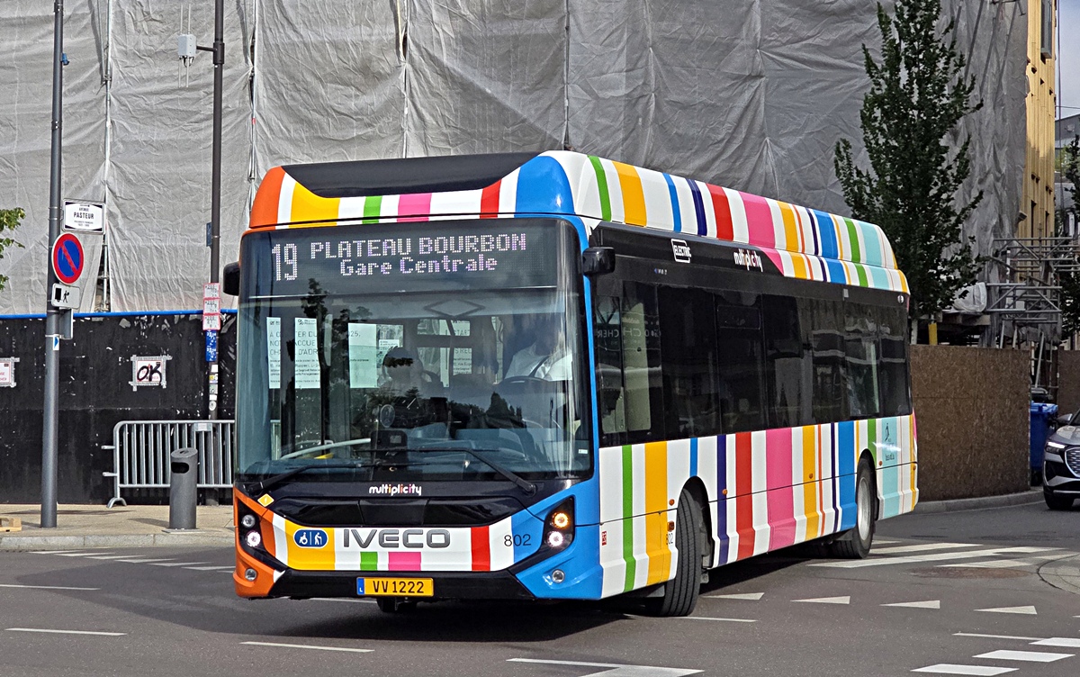 Люксембург, IVECO E-Way 12M № 802