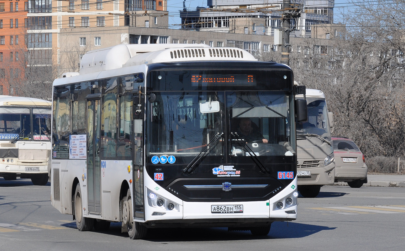 Омская область, Zhong Tong LCK6860HGN № 6145