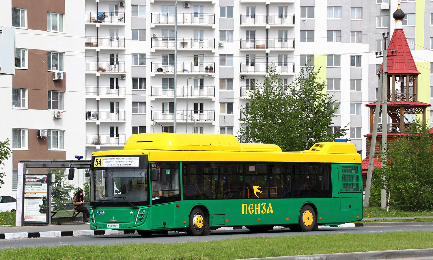 Penza region, MAZ-203.948 č. Т 185 МХ 58