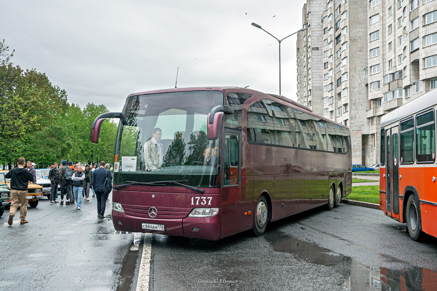 Санкт-Петербург, Mercedes-Benz O580-17RHD Travego L № 1737; Санкт-Петербург — VI Международный транспортный фестиваль "ТранспортФест-2025"