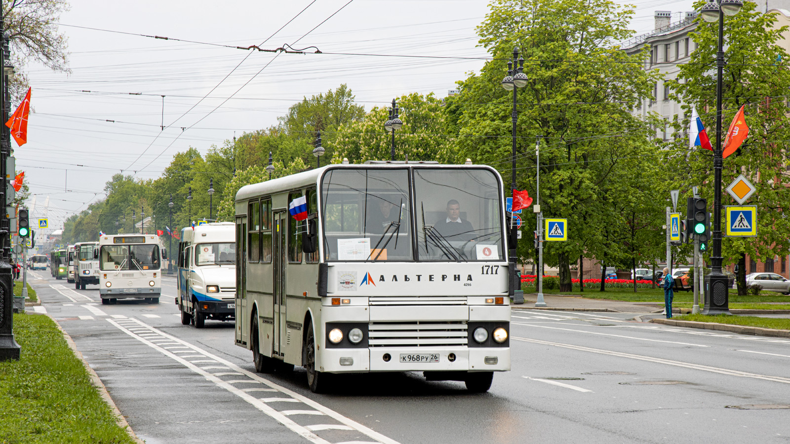 Санкт-Петербург, КАвЗ-3244 № 8084; Санкт-Петербург, Альтерна-4216 (ЭЗСА) № 1717; Санкт-Петербург — VI Международный транспортный фестиваль "ТранспортФест-2025"