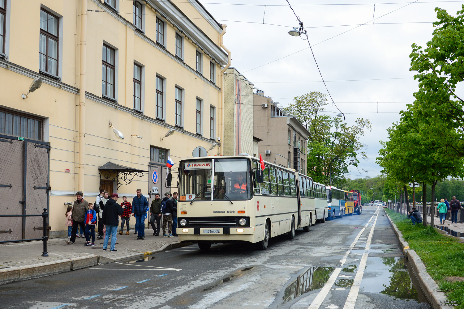 Москва, Ikarus 280.33M № У 153 ВА 797; Санкт-Петербург — VI Международный транспортный фестиваль "ТранспортФест-2025"