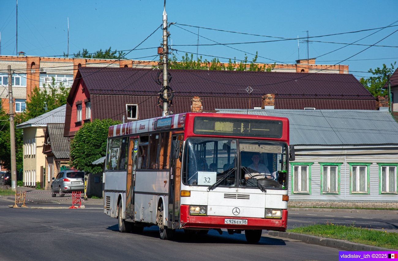 Пензенская область, Mercedes-Benz O405 № С 926 ЕХ 58