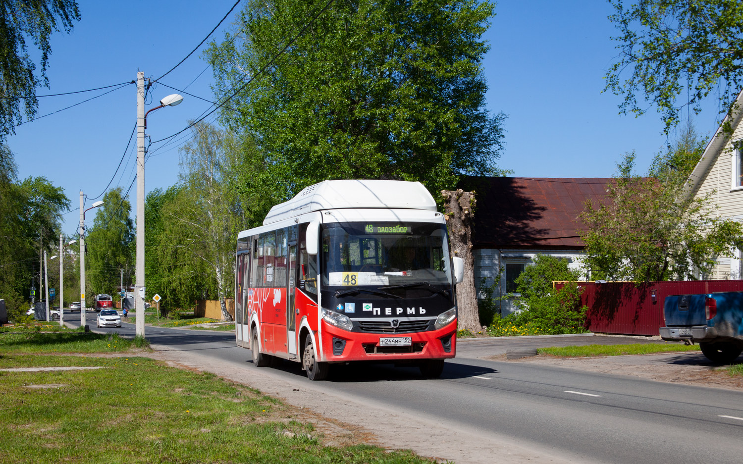 Пермский край, ПАЗ-320415-14 "Vector Next" № Н 244 МЕ 159