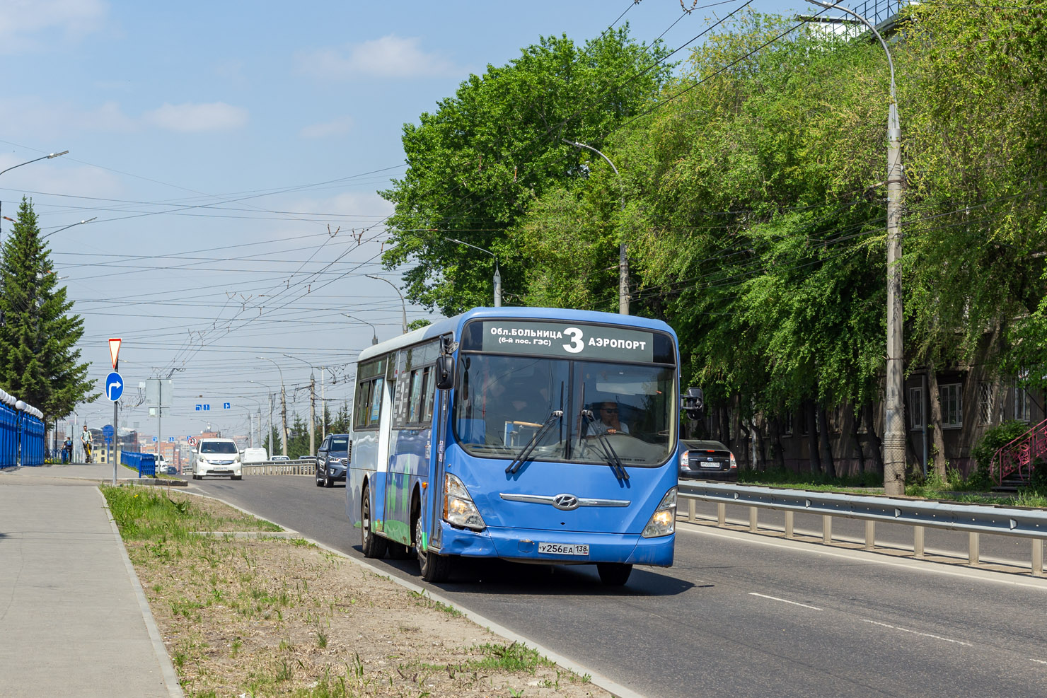 Иркутская область, Hyundai New Super AeroCity 1F/L № У 256 ЕА 138