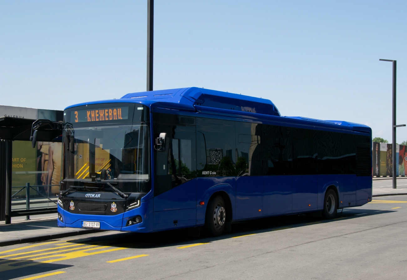 Сербия, Otokar Kent C CNG 12 № 3754