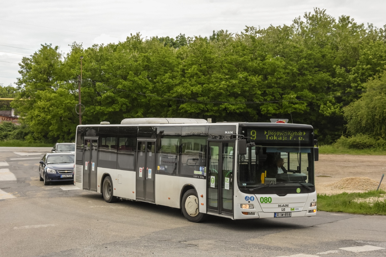 Венгрия, MAN A21 Lion's City NL313 № 080