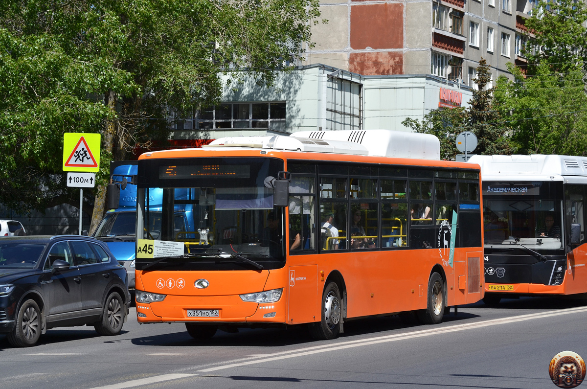 Нижегородская область, King Long XMQ6106G № Х 351 НО 152