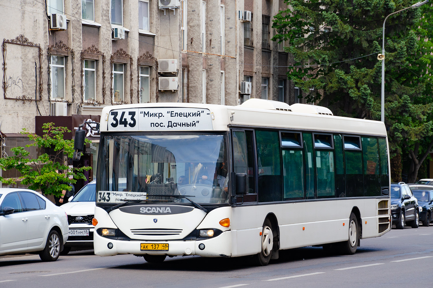 Липецкая область, Scania OmniLink I (Скания-Питер) № АК 137 48