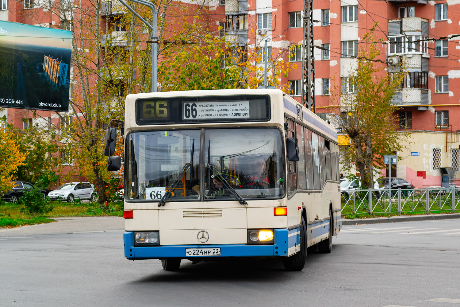 Пензенская область, Mercedes-Benz O405N2 № О 224 НР 33
