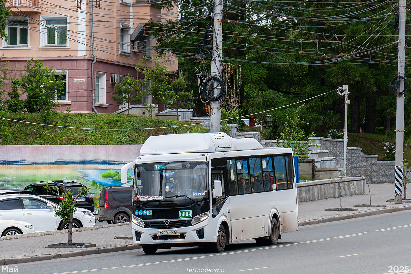 Omsk region, PAZ-320415-14 "Vector Next" č. 6004
