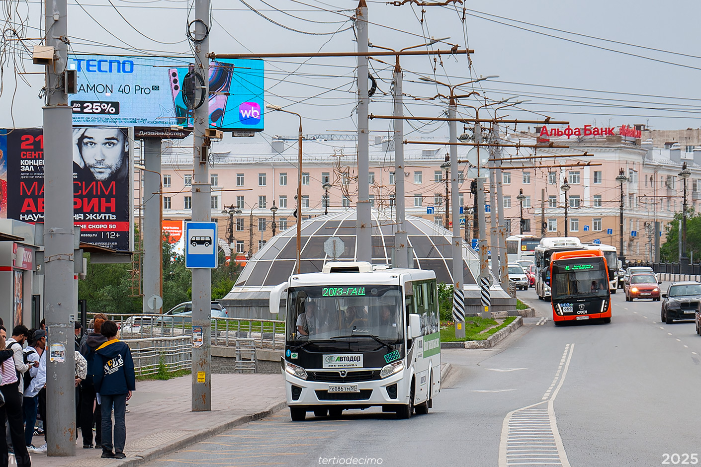 Омская область, ПАЗ-320405-14 "Vector Next" № 8359