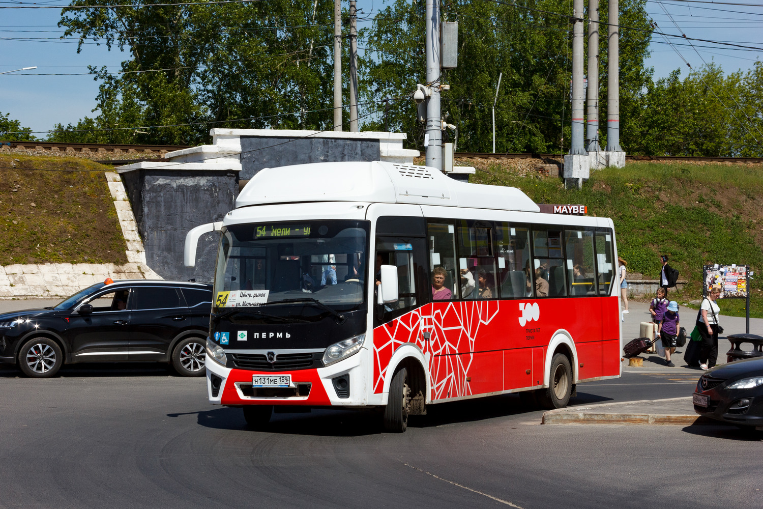 Пермский край, ПАЗ-320415-14 "Vector Next" № Н 131 МЕ 159