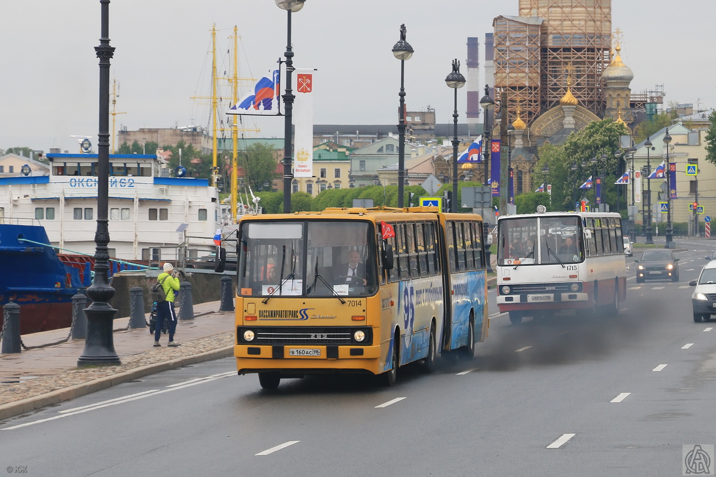 Petrohrad, Ikarus 283.00 č. 7014; Petrohrad — The 6th International Transport Festival, TransportFest-2025