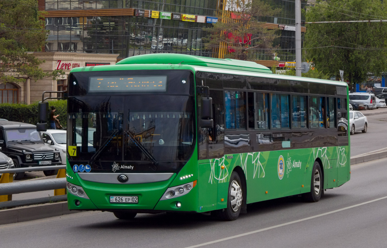 Алматы, Yutong ZK6118HGA (QazTehna) № 626 EP 02