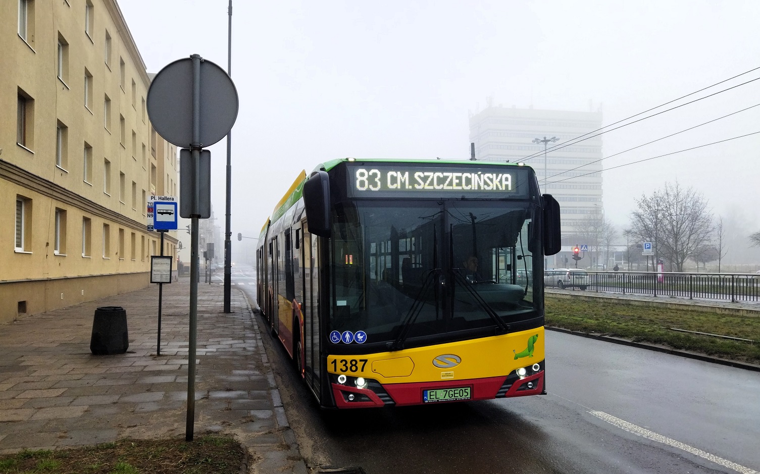 Польша, Solaris Urbino IV 18 electric № 1387