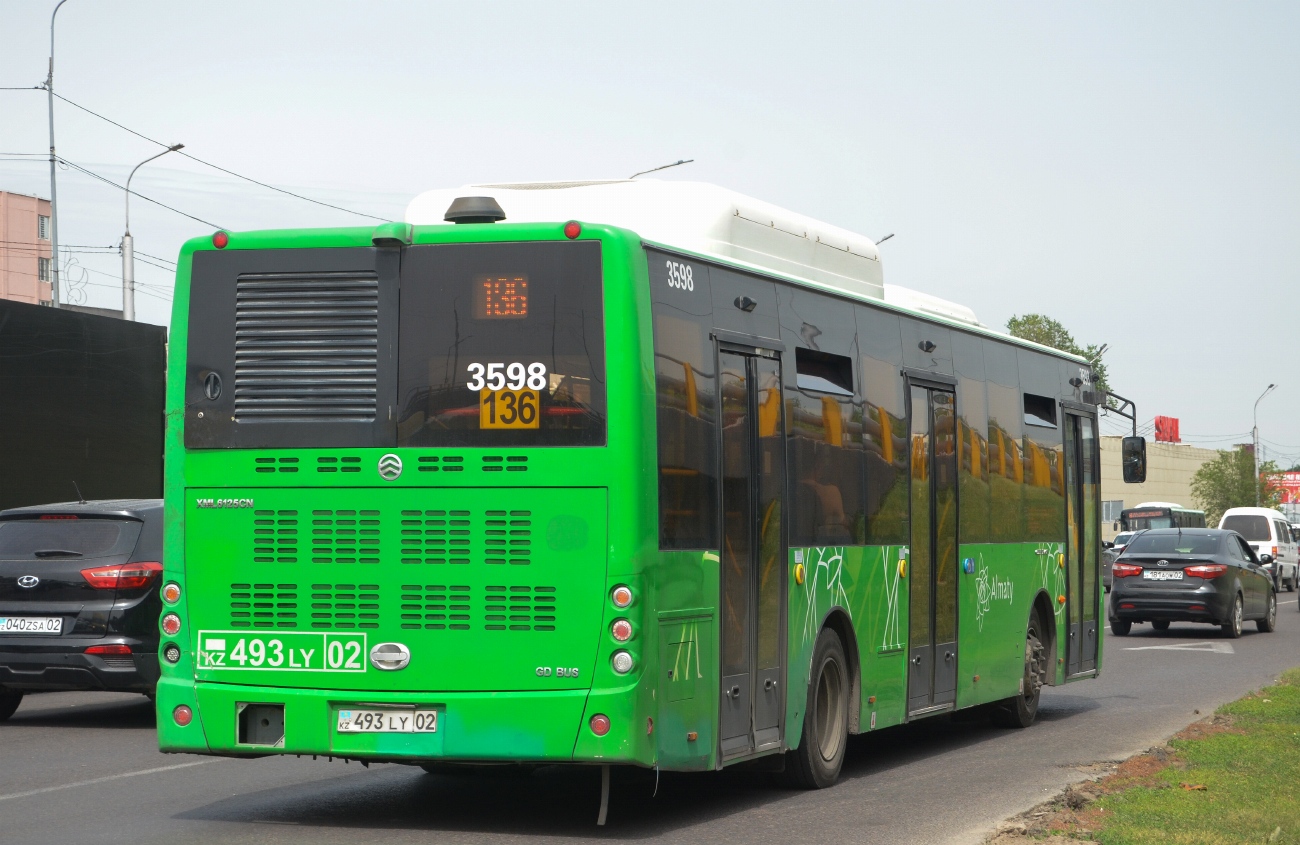 Алматы, Golden Dragon XML6125CN (Hyundai Trans Auto) № 3598