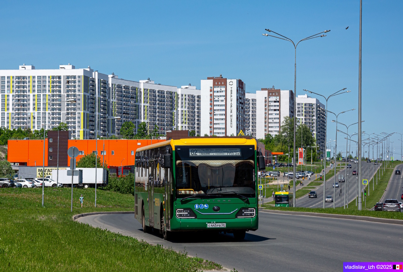 Пензенская область, Yutong ZK6116HG № С 445 РВ 58