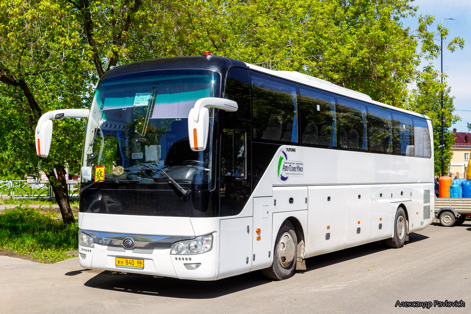 Свердловская область, Yutong ZK6122H9 № КН 840 66