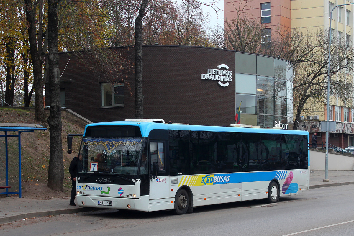 Литва, VDL Berkhof Ambassador 200 № 103