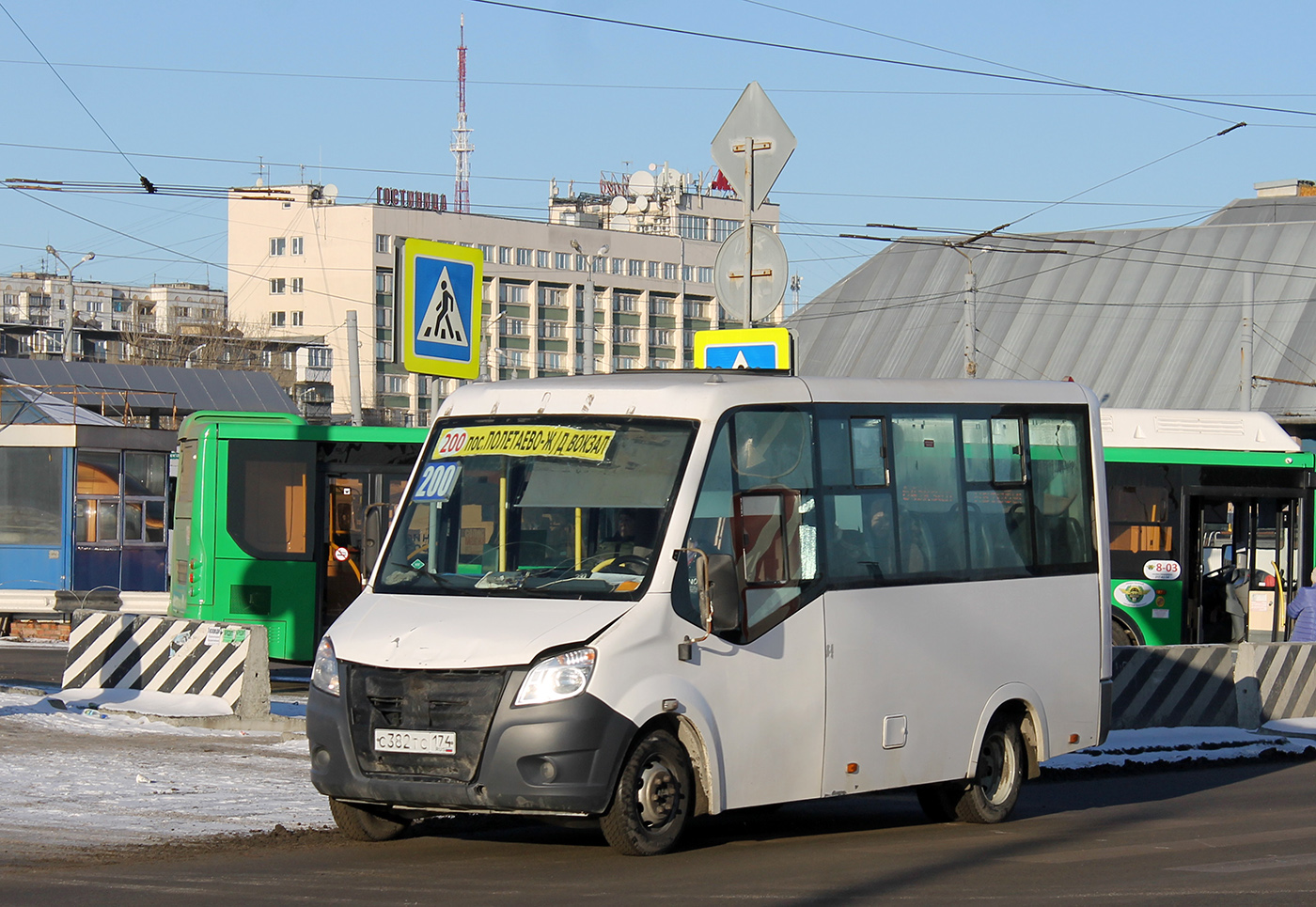 Челябинская область, ГАЗ-A64R42 Next № С 382 ТС 174