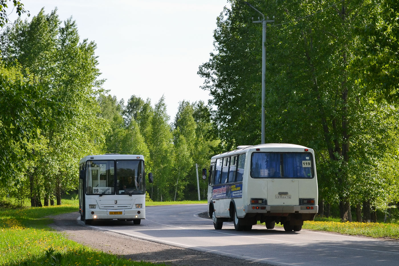Кемеровская область - Кузбасс, ПАЗ-32053 № С 696 ВА 142