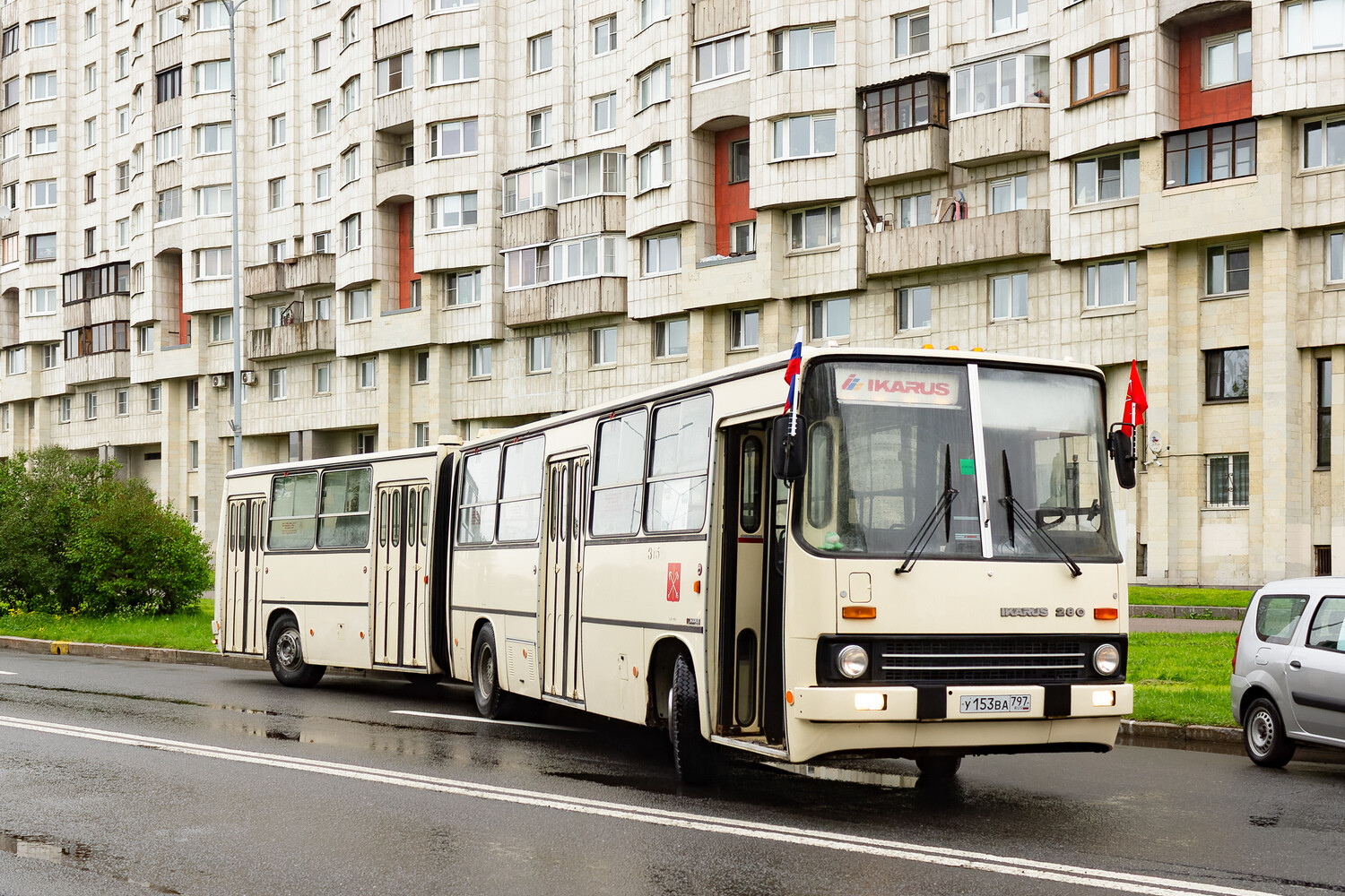Москва, Ikarus 280.33M № У 153 ВА 797; Санкт-Петербург — VI Международный транспортный фестиваль "ТранспортФест-2025"