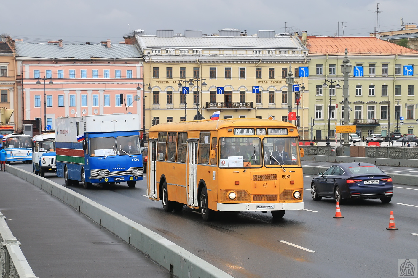 Sankt Petersburg, LiAZ-677M Nr 8081; Sankt Petersburg — The 6th International Transport Festival, TransportFest-2025