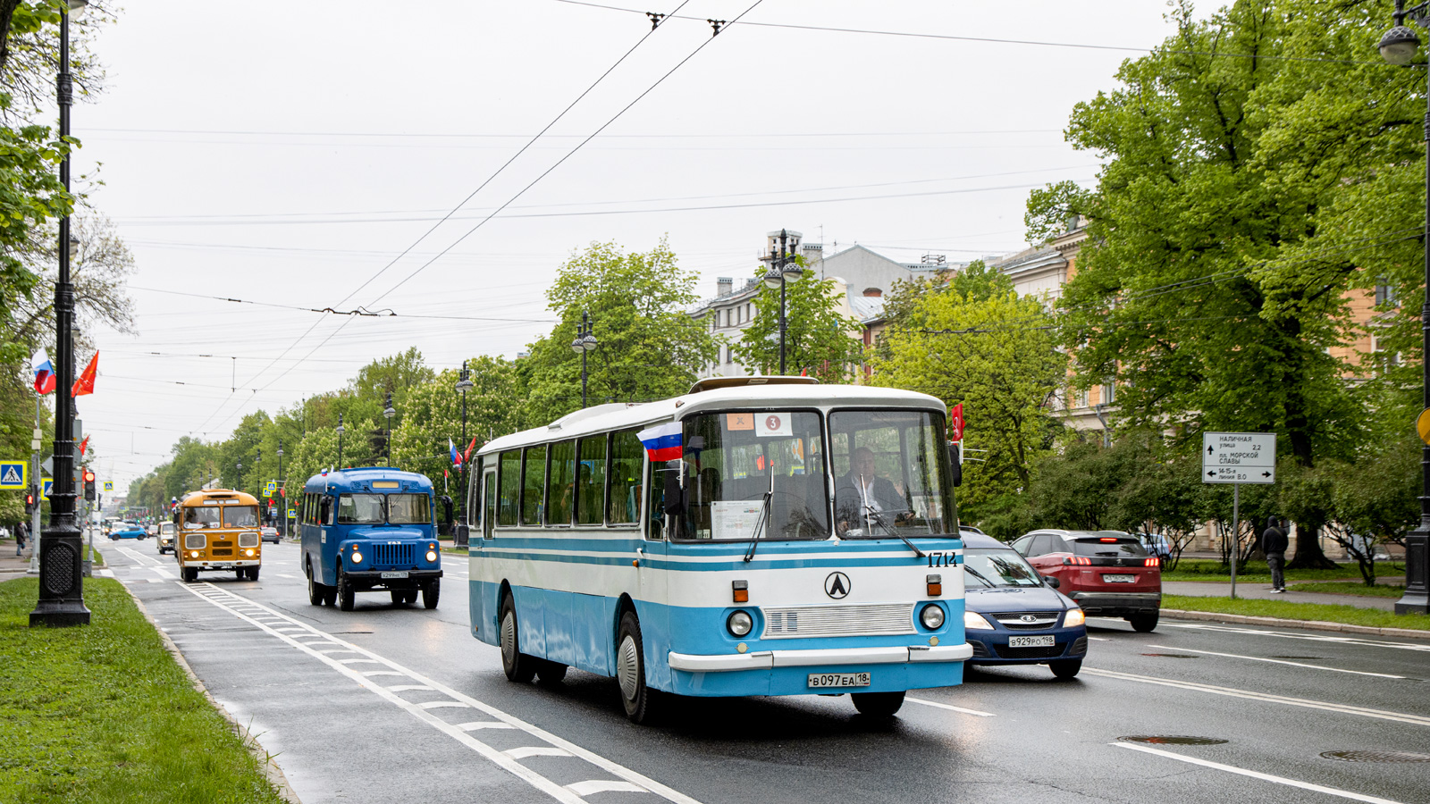 Sankt Petersburg, LAZ-699R Nr. 1714; Sankt Petersburg — The 6th International Transport Festival, TransportFest-2025