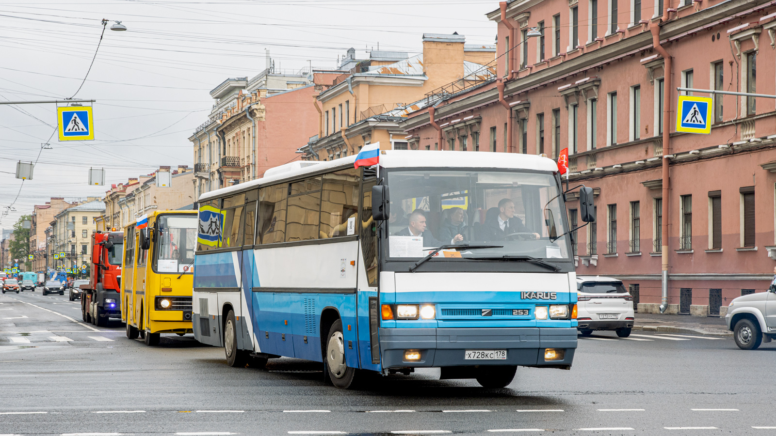 Sankt Petersburg, Ikarus 253.52 Nr. 8079; Sankt Petersburg — The 6th International Transport Festival, TransportFest-2025