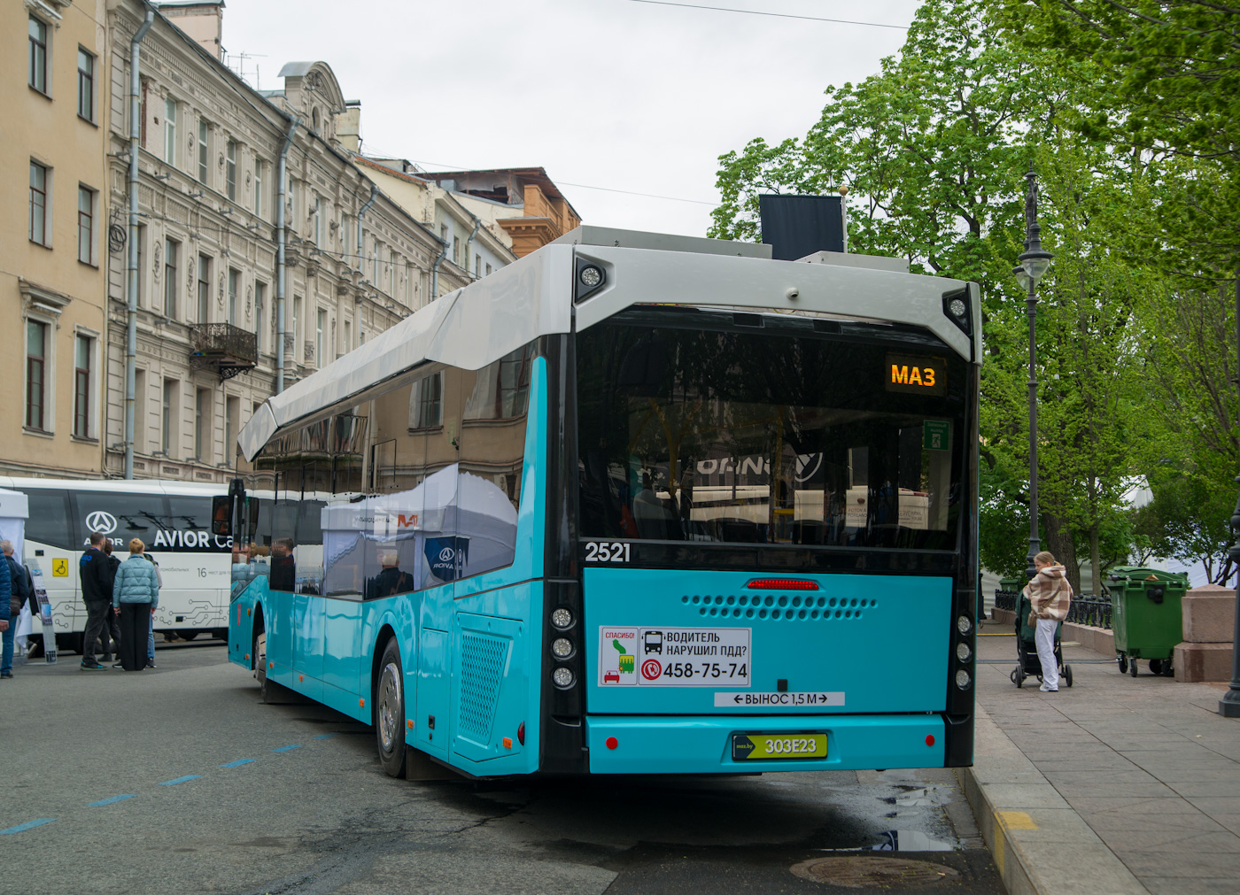 Санкт-Петербург, МАЗ-303.E23 № 2521; Санкт-Петербург — VI Международный транспортный фестиваль "ТранспортФест-2025"