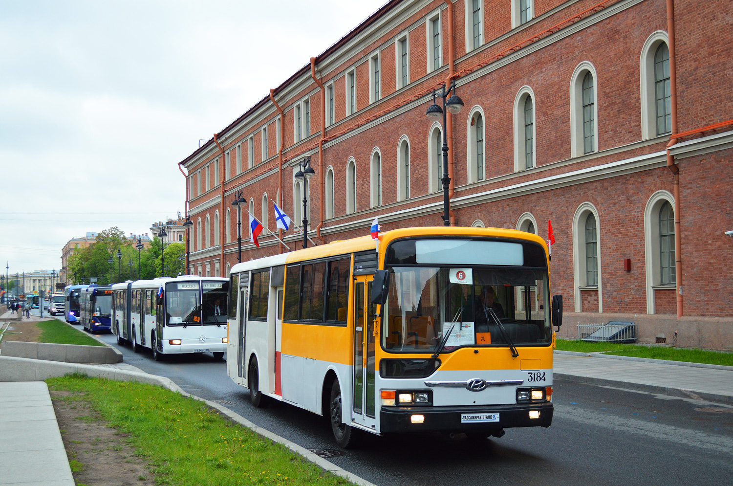 Санкт-Петербург, Hyundai AeroCity 540 № 3184; Санкт-Петербург — VI Международный транспортный фестиваль "ТранспортФест-2025"