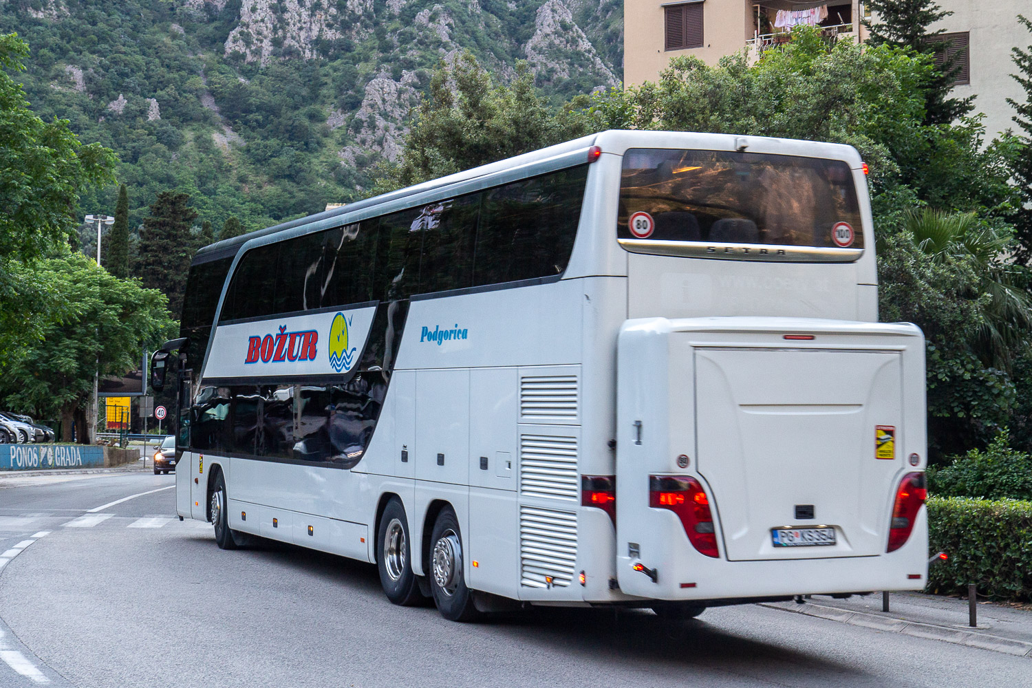 Черногория, Setra S431DT № PG KS354