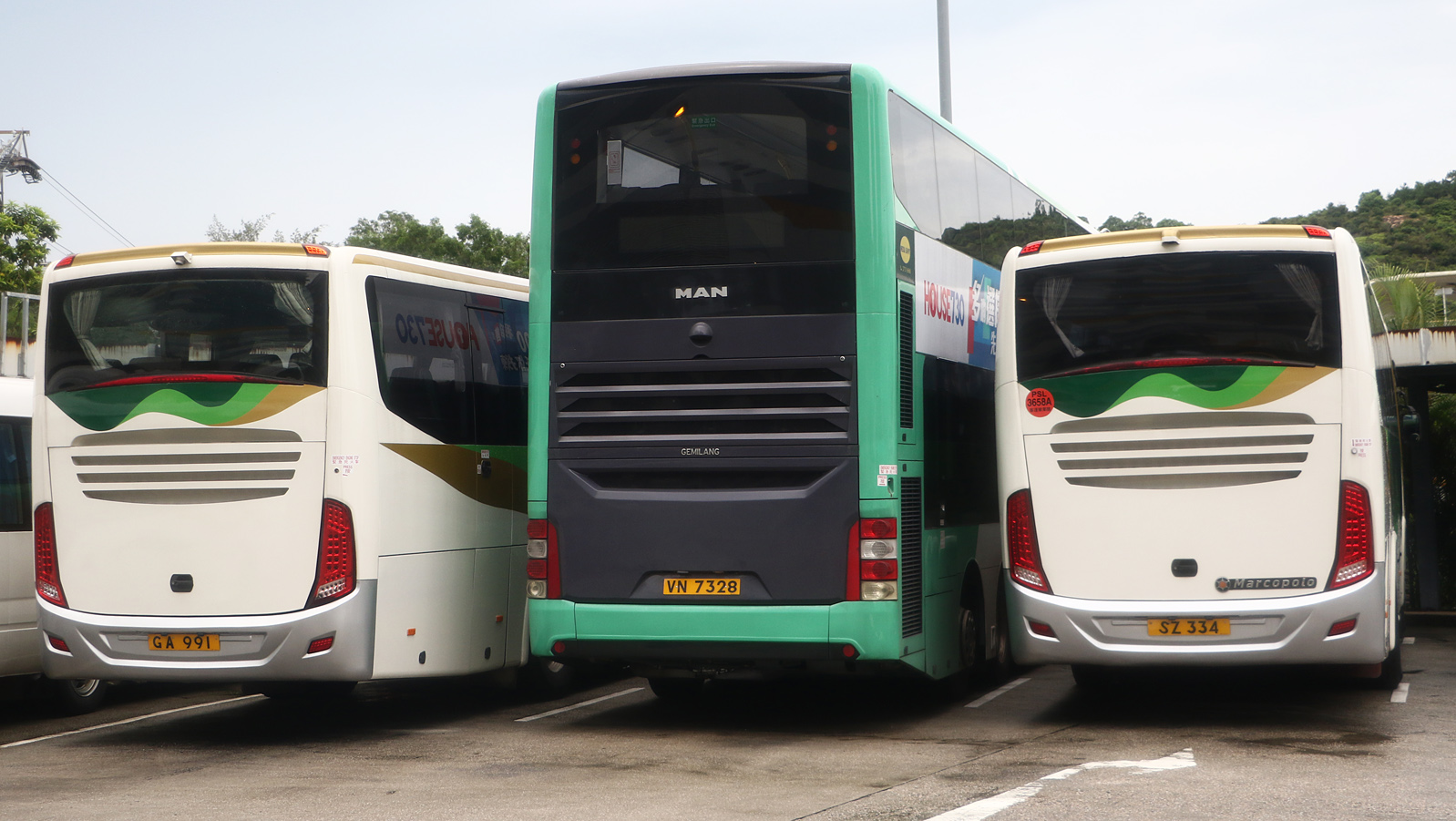 Гонконг, Marcopolo Audace 800 № SZ 334